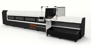 Metal Tube Pipe Fiber Laser Cutting Machine Price 1000W 